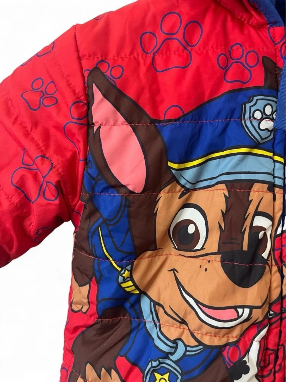 Toddler Boy 2T Paw Patrol Quilted Puffer Winter Jacket Toddler Coat Hood Zip Up